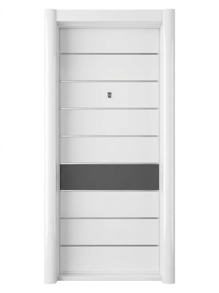 Contemporary White Steel
