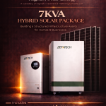 7KVA Hybrid Solar Package (Standard) – 5.12kWh ZETATECH Lithium Battery